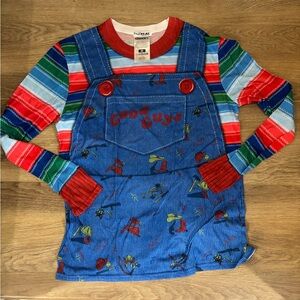 Chucky T-shirt and wig Size M for Adults